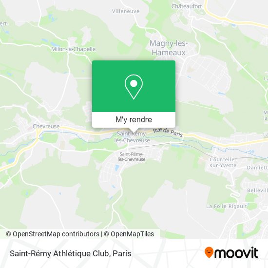Saint-Rémy Athlétique Club plan