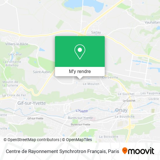 Centre de Rayonnement Synchrotron Français plan