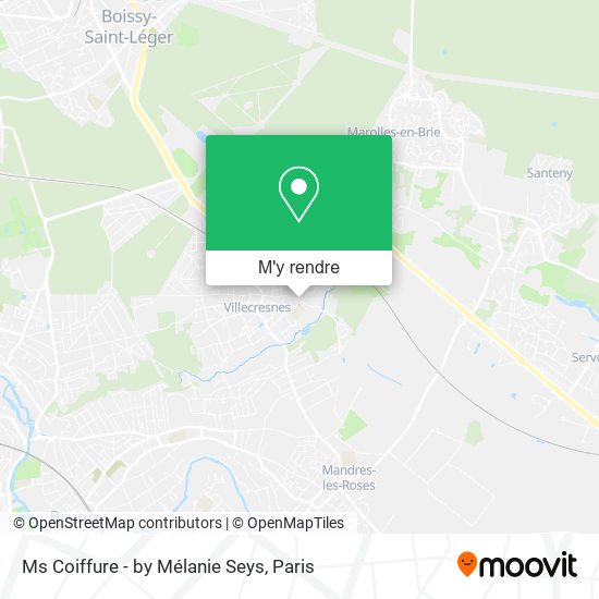 Ms Coiffure - by Mélanie Seys plan