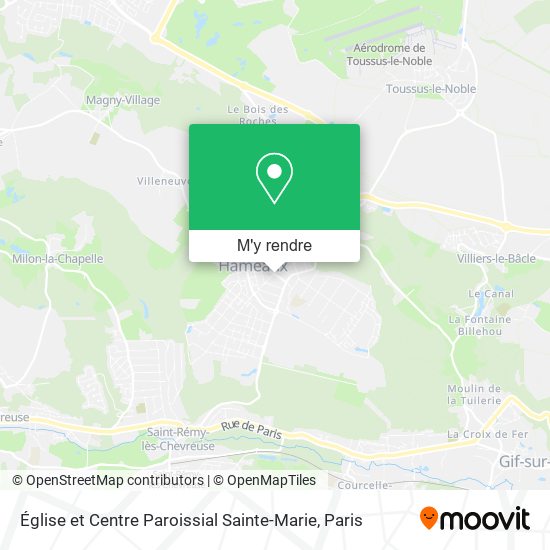 Église et Centre Paroissial Sainte-Marie plan