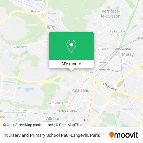 Nursery and Primary School Paul-Langevin plan