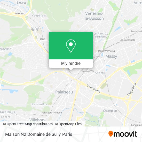 Maison N2 Domaine de Sully plan