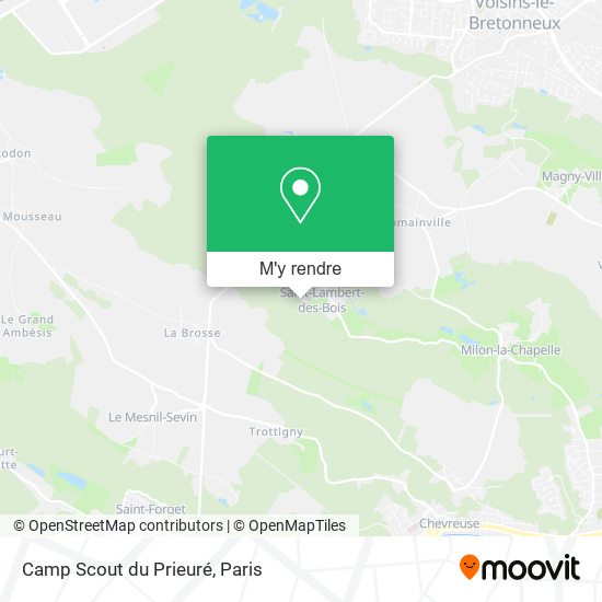 Camp Scout du Prieuré plan