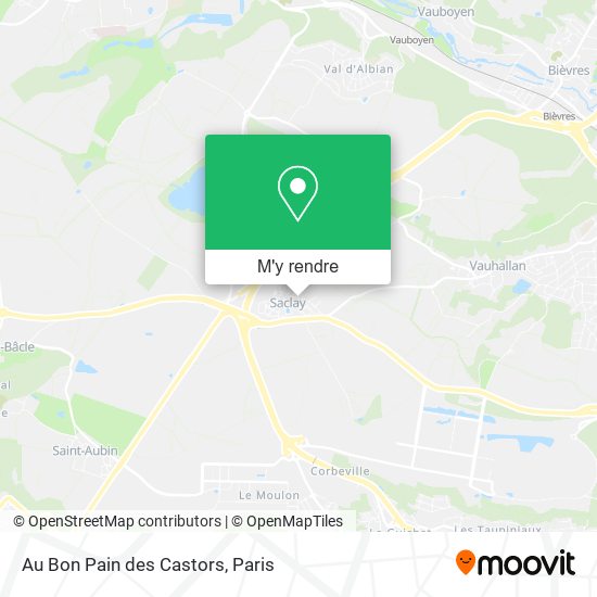 Au Bon Pain des Castors plan