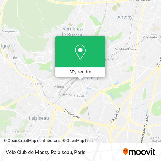 Vélo Club de Massy Palaiseau plan