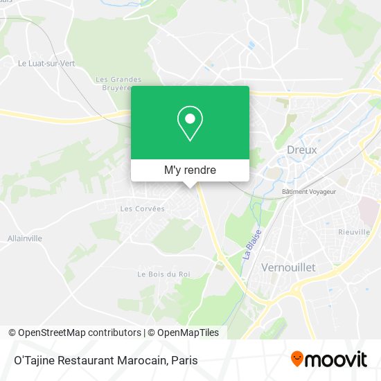 O'Tajine Restaurant Marocain plan