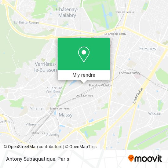 Antony Subaquatique plan