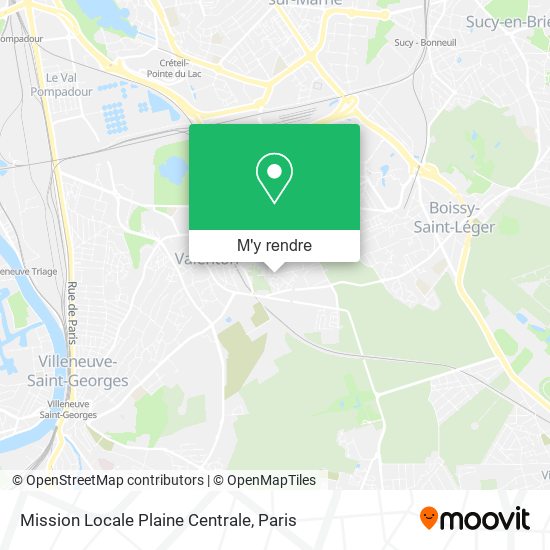 Mission Locale Plaine Centrale plan