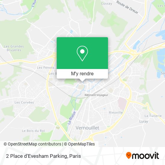2 Place d'Evesham Parking plan