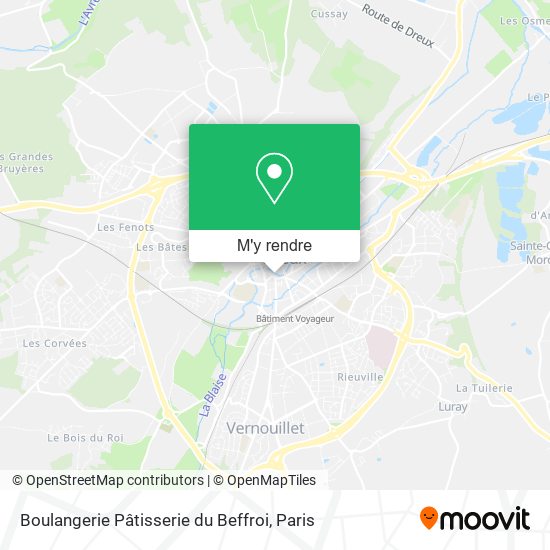 Boulangerie Pâtisserie du Beffroi plan