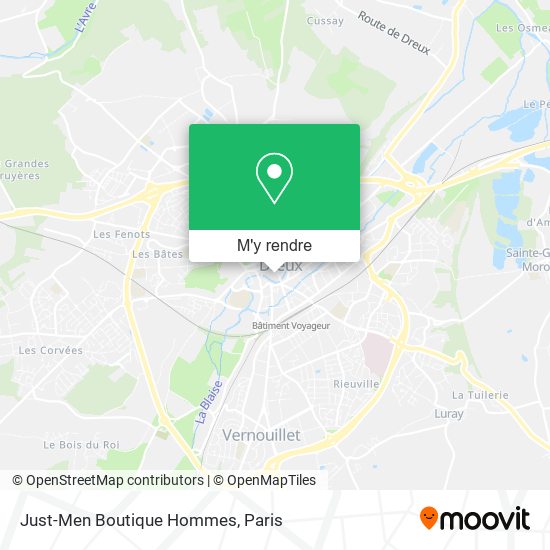 Just-Men Boutique Hommes plan