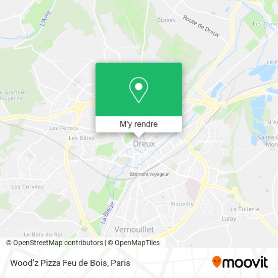 Wood'z Pizza Feu de Bois plan