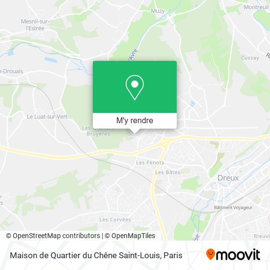 Maison de Quartier du Chêne Saint-Louis plan
