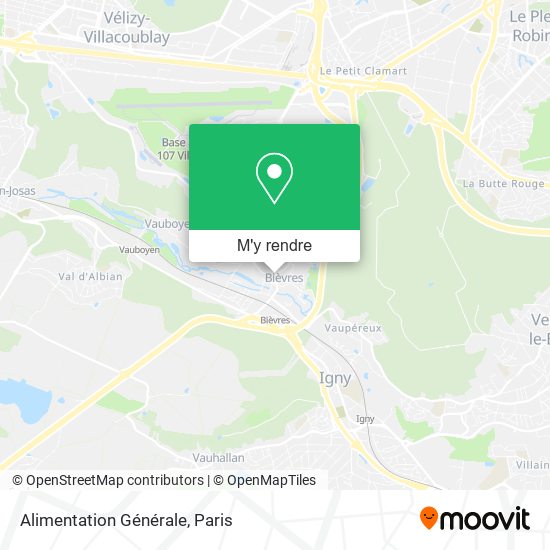 Alimentation Générale plan