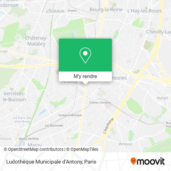 Ludothèque Municipale d'Antony plan