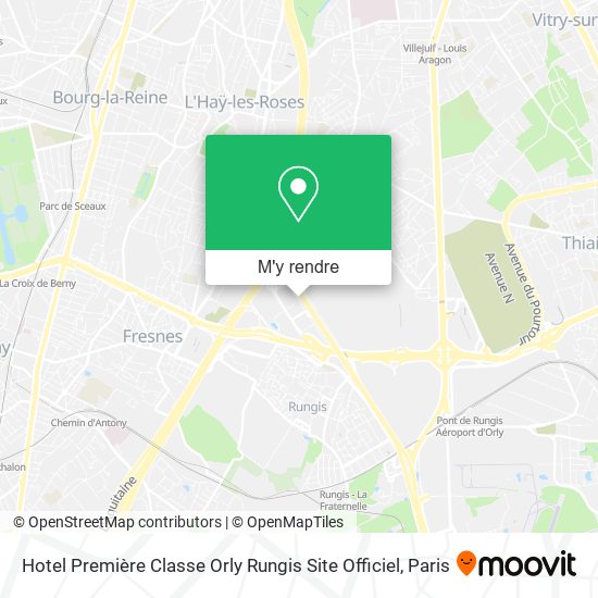 Hotel Première Classe Orly Rungis Site Officiel plan