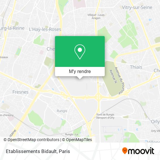 Etablissements Bidault plan