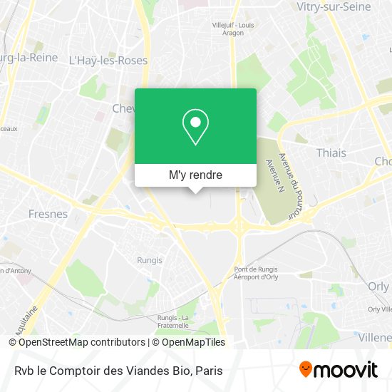 Rvb le Comptoir des Viandes Bio plan