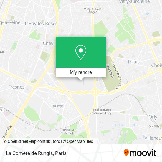 La Comète de Rungis plan