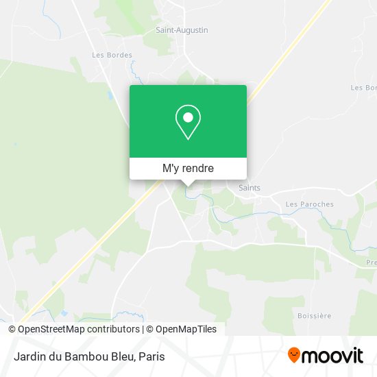 Jardin du Bambou Bleu plan
