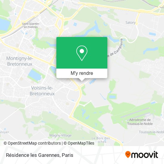 Résidence les Garennes plan