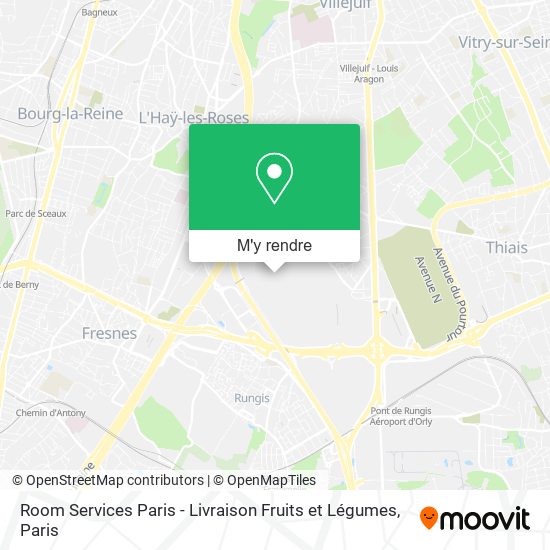 Room Services Paris - Livraison Fruits et Légumes plan