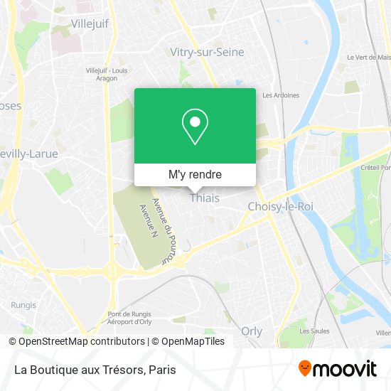 La Boutique aux Trésors plan