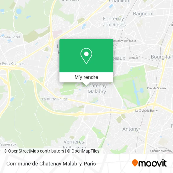 Commune de Chatenay Malabry plan