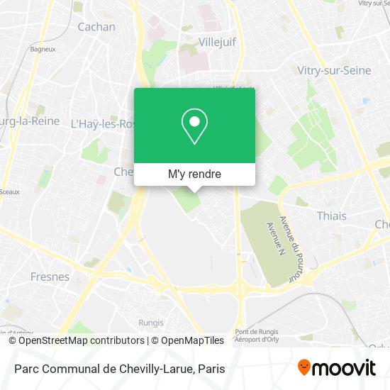 Parc Communal de Chevilly-Larue plan