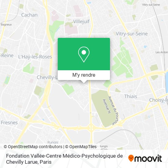 Fondation Vallée-Centre Médico-Psychologique de Chevilly Larue plan