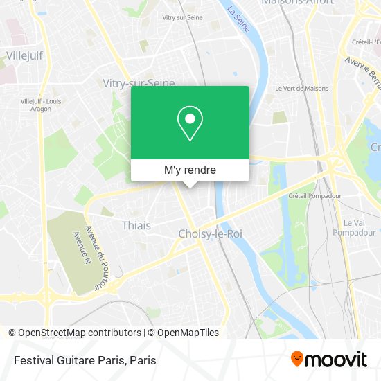 Festival Guitare Paris plan