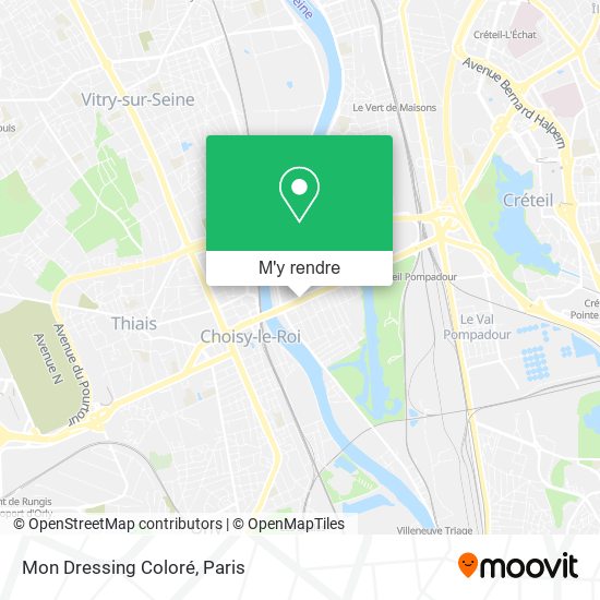 Mon Dressing Coloré plan