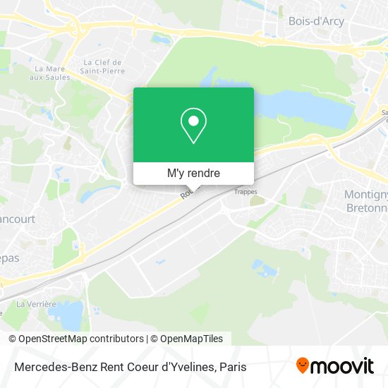 Mercedes-Benz Rent Coeur d'Yvelines plan
