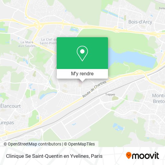 Clinique Se Saint-Quentin en Yvelines plan