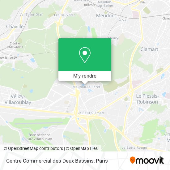 Centre Commercial des Deux Bassins plan