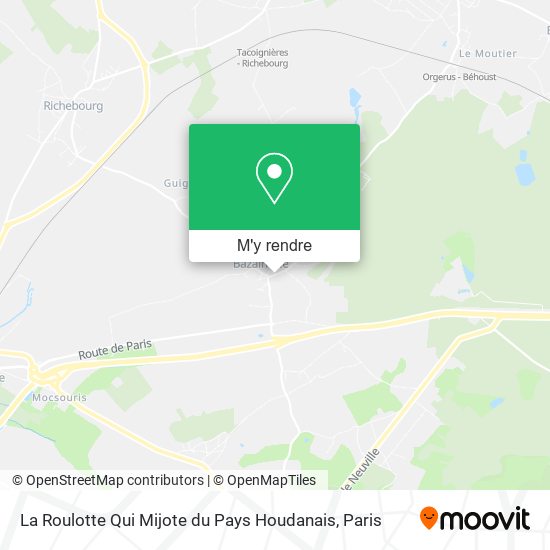 La Roulotte Qui Mijote du Pays Houdanais plan
