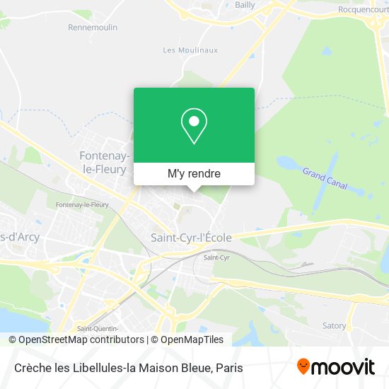 Crèche les Libellules-la Maison Bleue plan