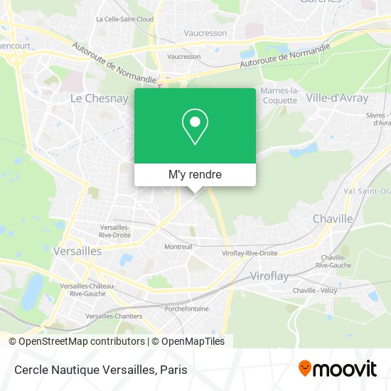 Cercle Nautique Versailles plan