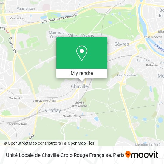 Unité Locale de Chaville-Croix-Rouge Française plan