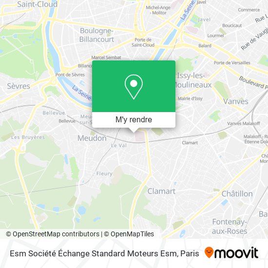 Esm Société Échange Standard Moteurs Esm plan