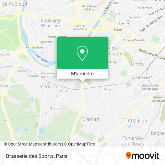 Brasserie des Sports plan