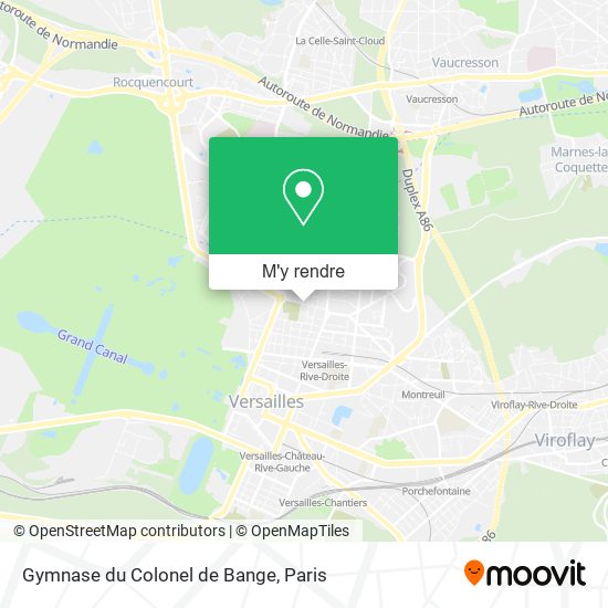 Gymnase du Colonel de Bange plan