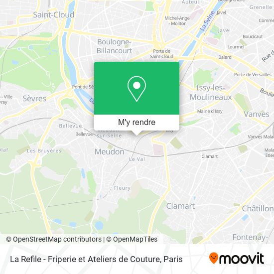 La Refile - Friperie et Ateliers de Couture plan