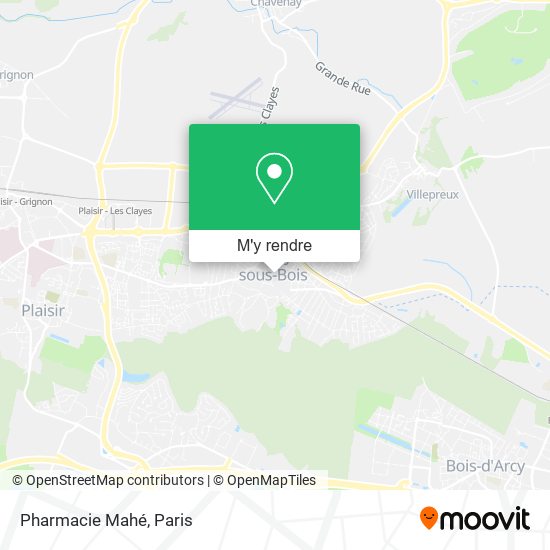 Pharmacie Mahé plan