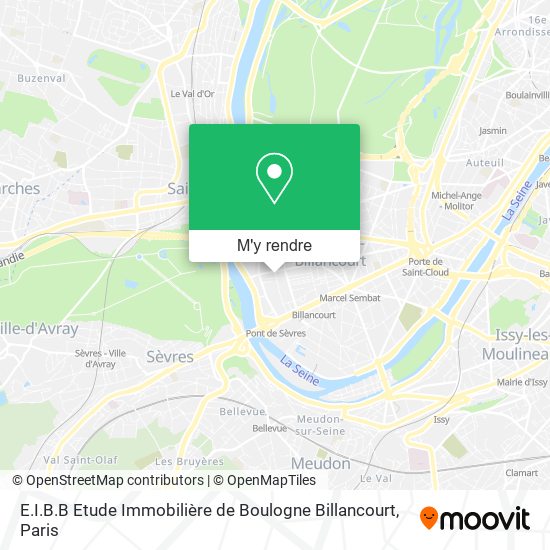 E.I.B.B Etude Immobilière de Boulogne Billancourt plan