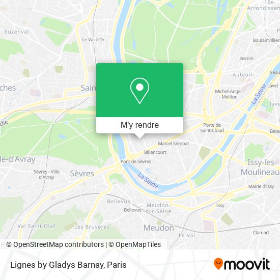 Lignes by Gladys Barnay plan