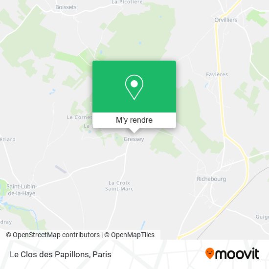 Le Clos des Papillons plan