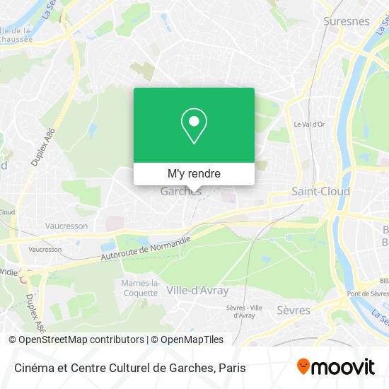 Cinéma et Centre Culturel de Garches plan