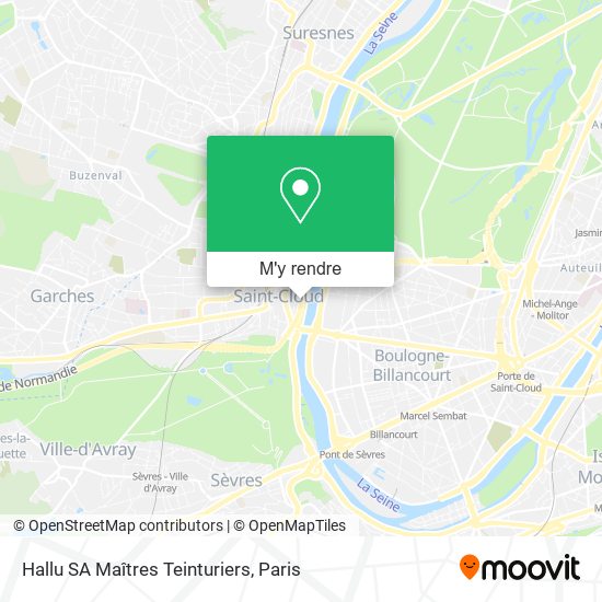 Hallu SA Maîtres Teinturiers plan