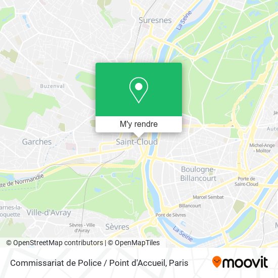 Commissariat de Police / Point d'Accueil plan